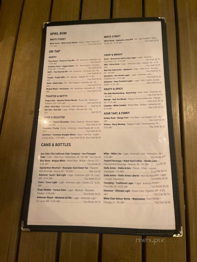 Brixx Wood Fired Pizza - Cary, NC menu_pic