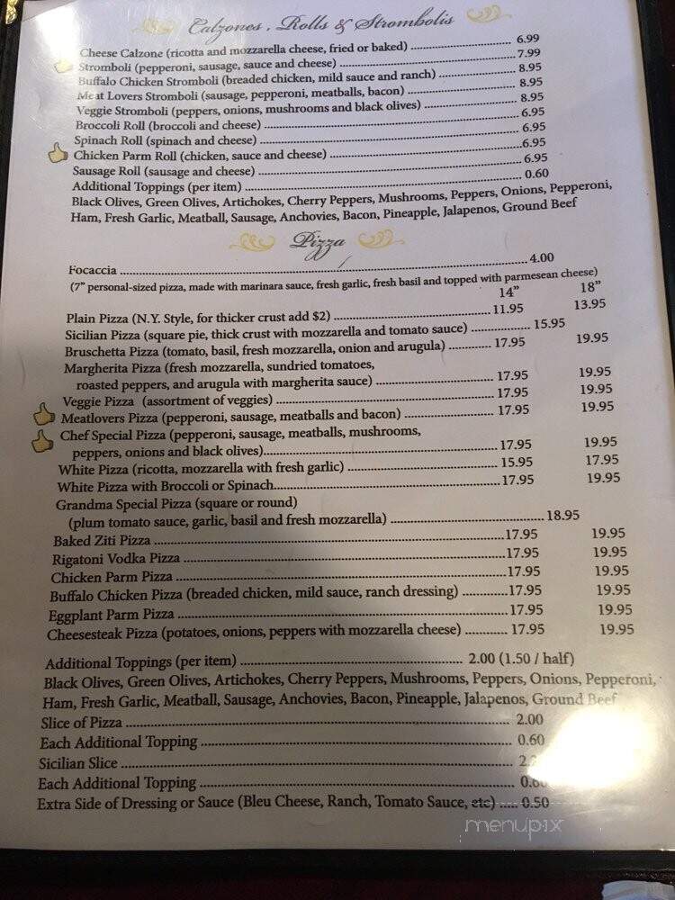 Pizza Amore - Wake Forest, NC menu_pic