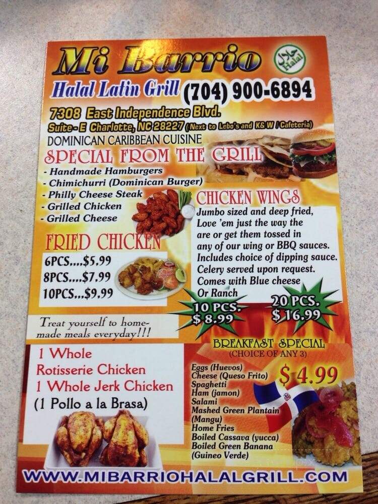 Mi Barrio Halal Latin Grill - Charlotte, NC
