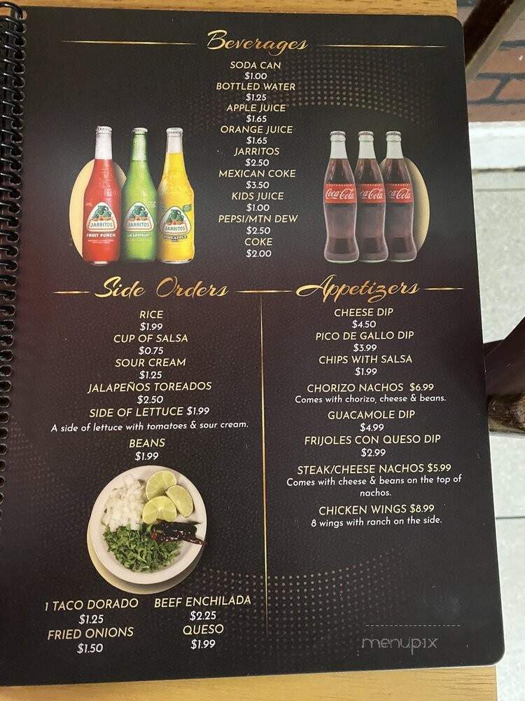Taqueria Angelitos - Fayetteville, NC menu_pic
