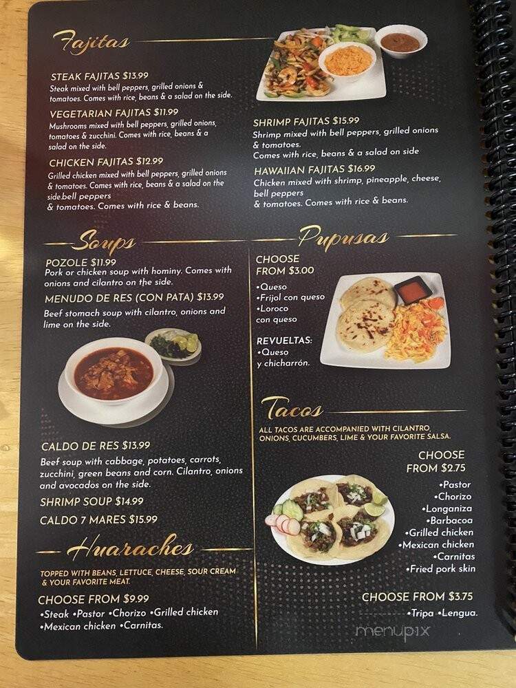 Taqueria Angelitos - Fayetteville, NC menu_pic