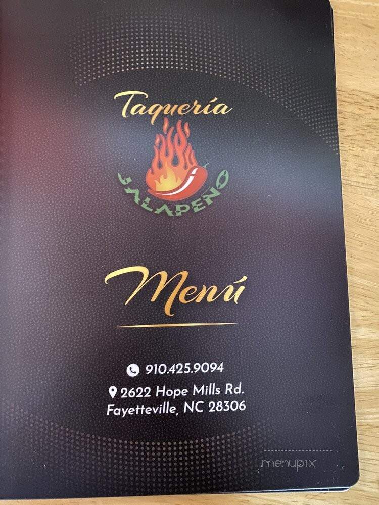 Taqueria Angelitos - Fayetteville, NC menu_pic