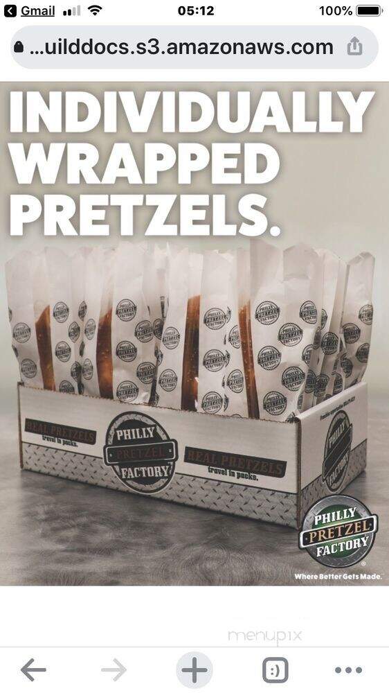 Philly Pretzel Factory - Burlington, NJ menu_pic