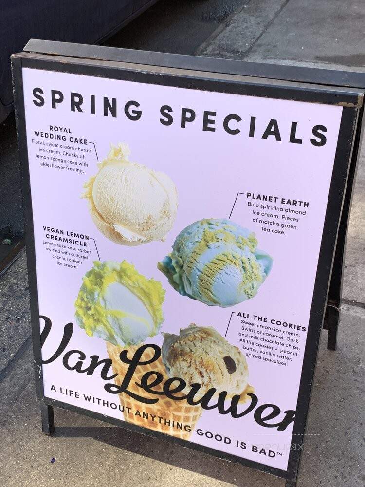Van Leeuwen Artisan Ice Cream - New York, NY menu_pic