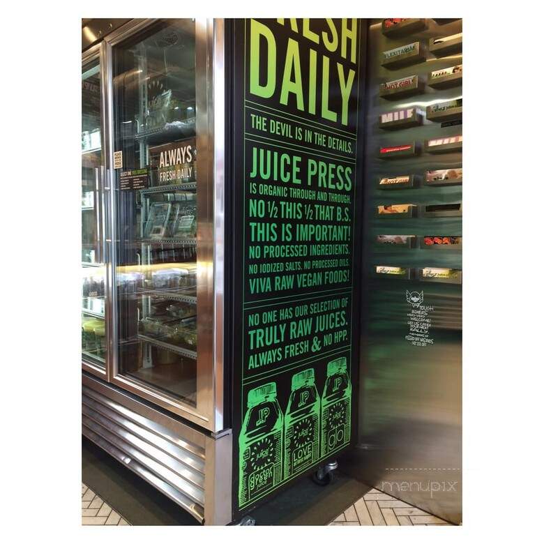 Juice Press - New York, NY menu_pic