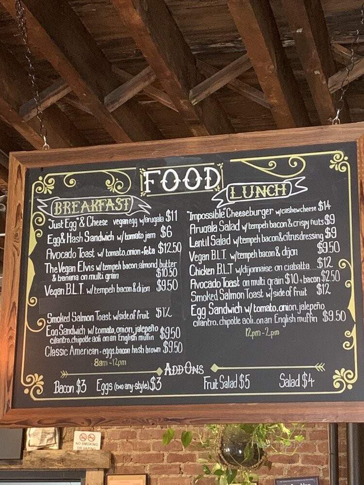 Sweetleaf - Brooklyn, NY menu_pic