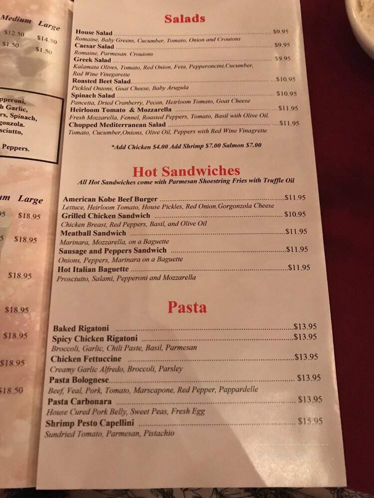 Cafe Centro Piano Bar - West Palm Beach, FL menu_pic