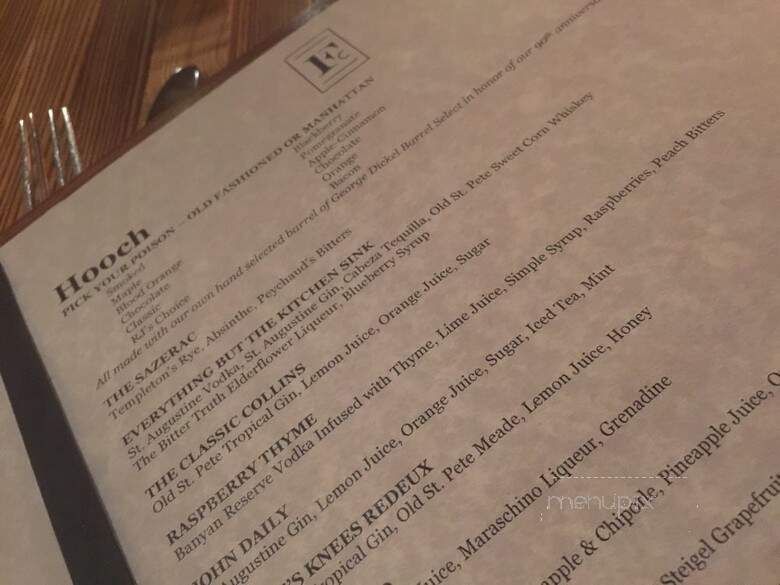 Fred's Cellar - St. Petersburg, FL menu_pic