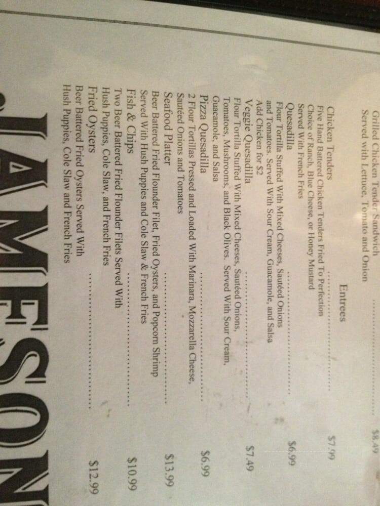 Stillhouse Tavern - Knoxville, TN menu_pic