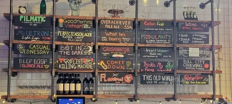 Wooden Robot Brewery - Charlotte, NC menu_pic
