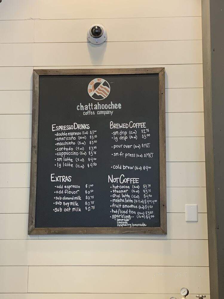 Chattahoochee Coffee Company - Atlanta, GA menu_pic