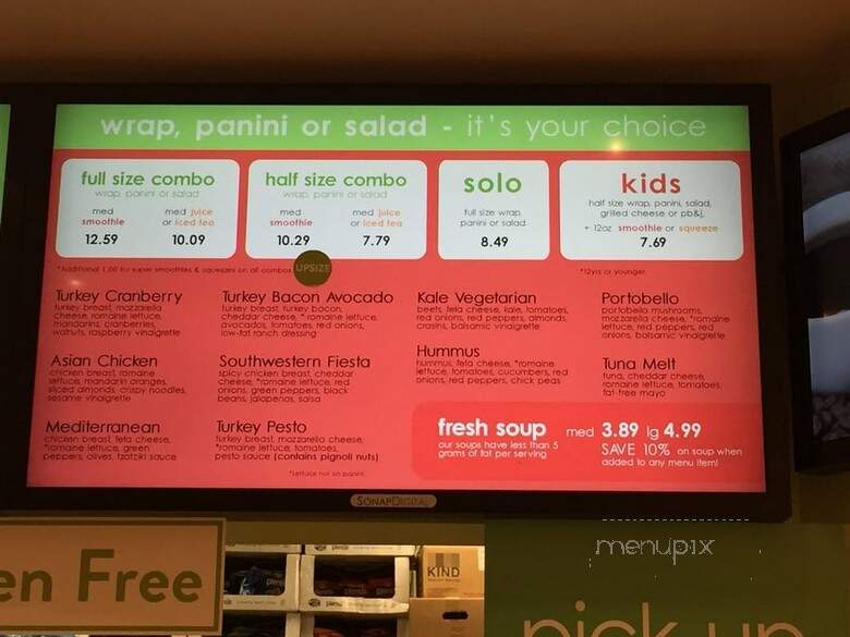 Fresh and Healthy Cafe - Atlanta, GA menu_pic