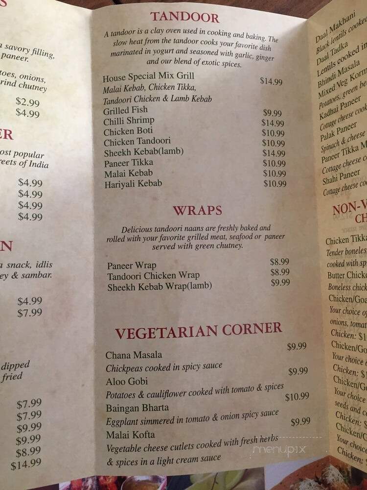 Indian Chillies - Lauderhill, FL menu_pic