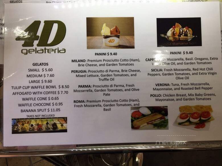 4D Gelato&Italian Gourmet - West Palm Beach, FL