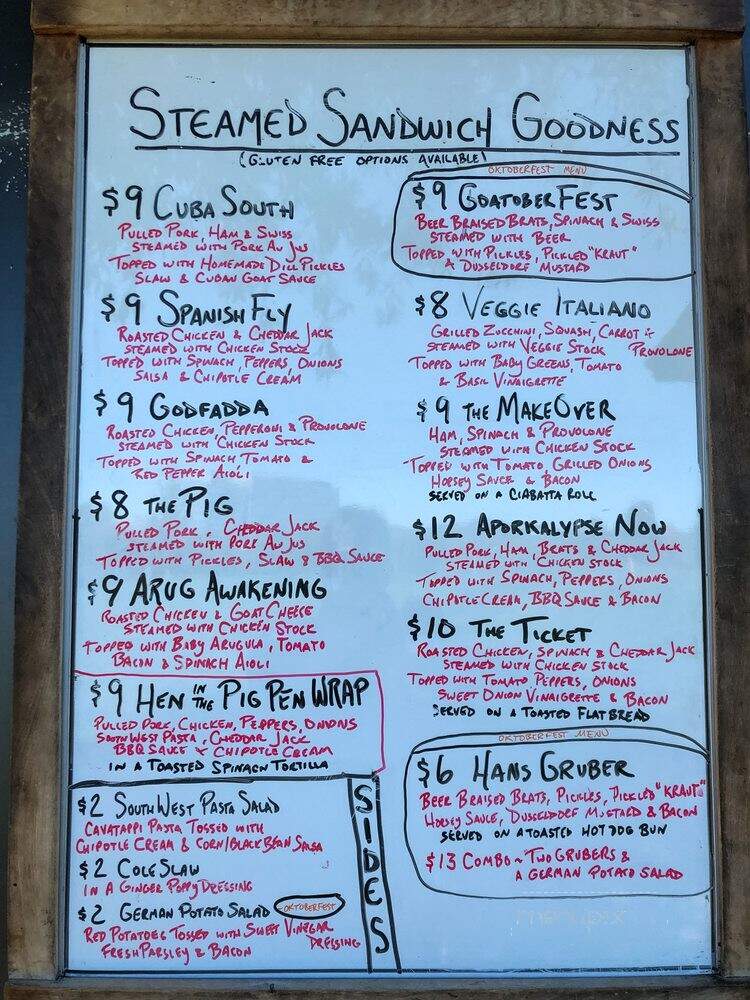 Steaming Goat - Nashville, TN menu_pic
