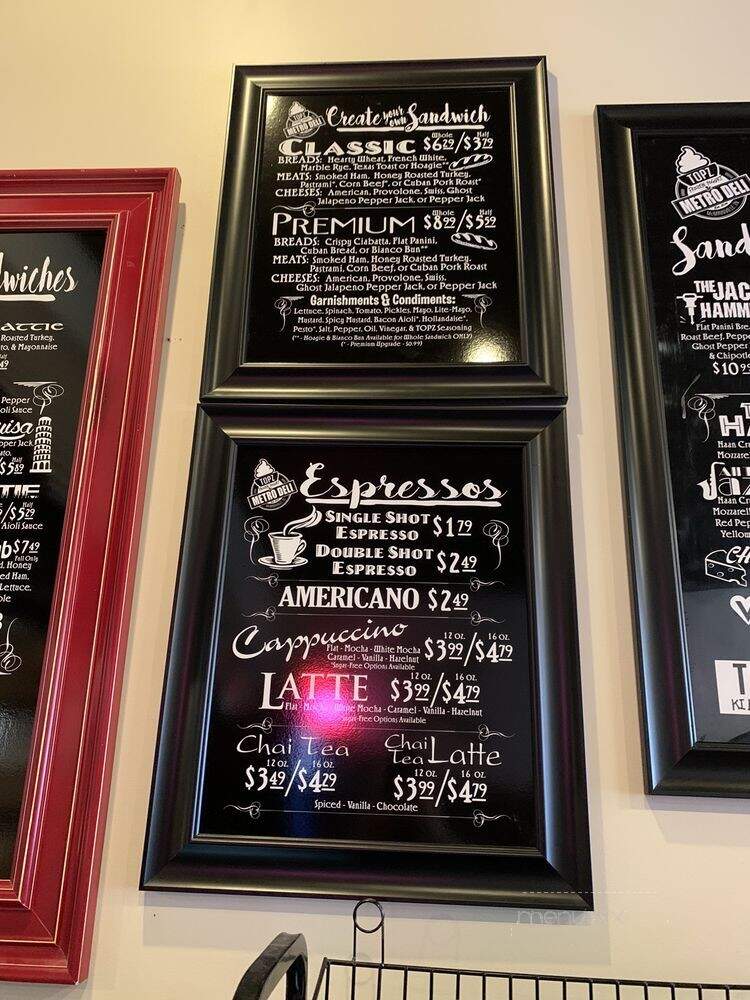 Topz - McMinnville, TN menu_pic