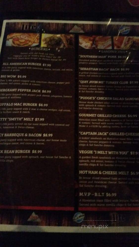 MVP Sports Bar & Grille - Cincinnati, OH menu_pic