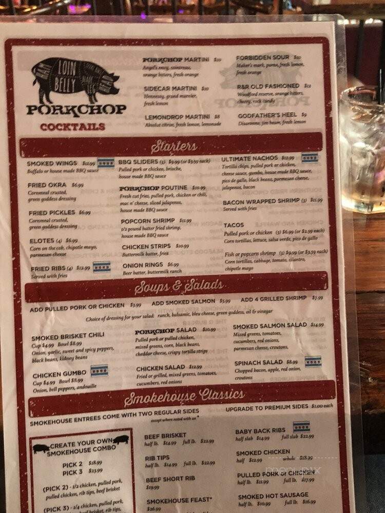 Porkchop - Chicago, IL menu_pic