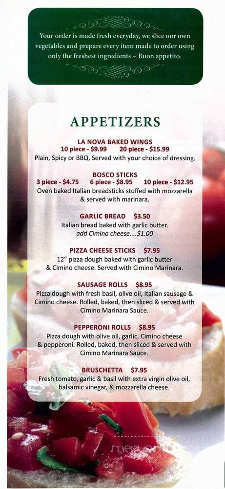 Mama Cimino's - Lake Geneva, WI menu_pic