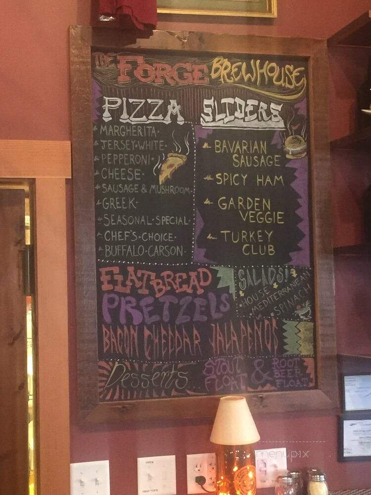 The Forge - Sycamore, IL menu_pic