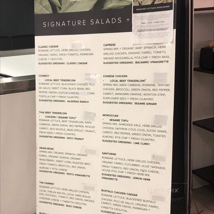 Green + The Grain - Minneapolis, MN menu_pic