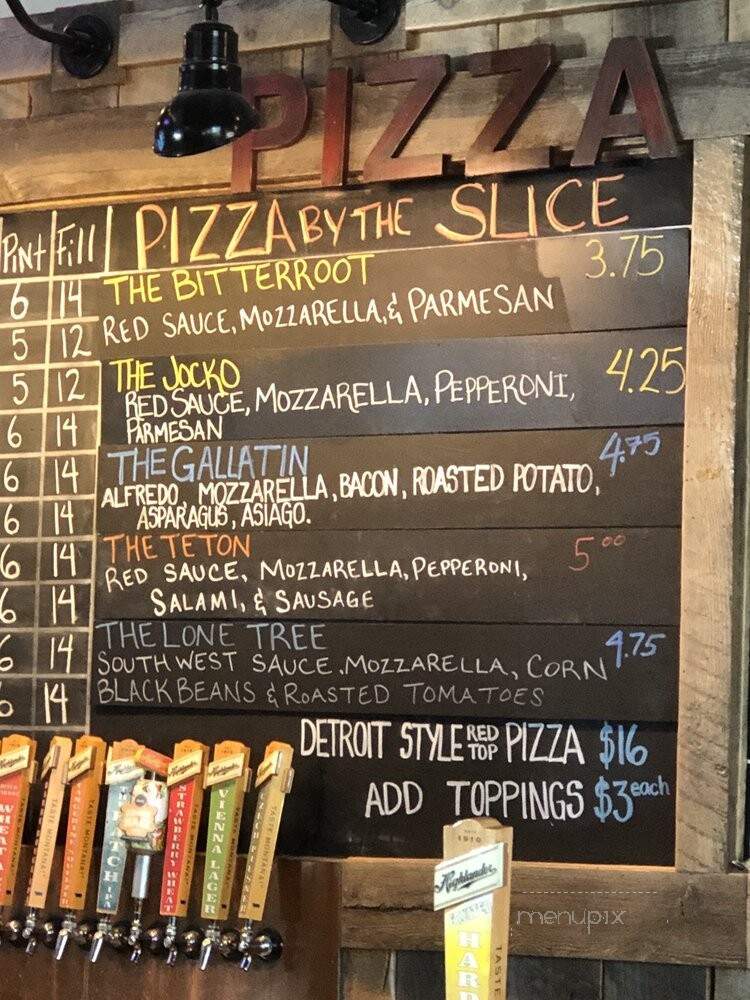 Missoula Brewing Company - Missoula, MT menu_pic