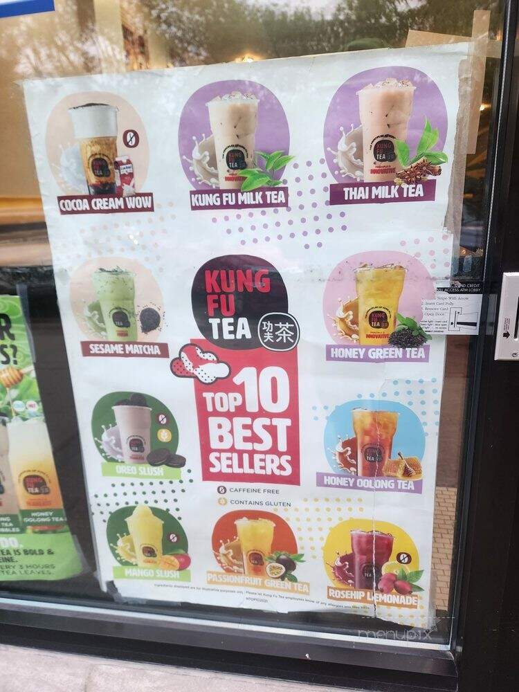 Kung Fu Tea - Evanston, IL menu_pic