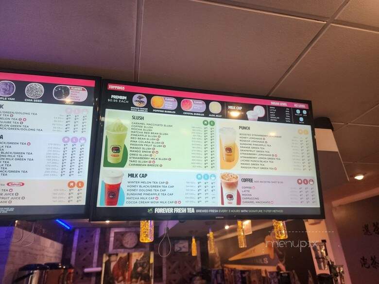 Kung Fu Tea - Evanston, IL menu_pic