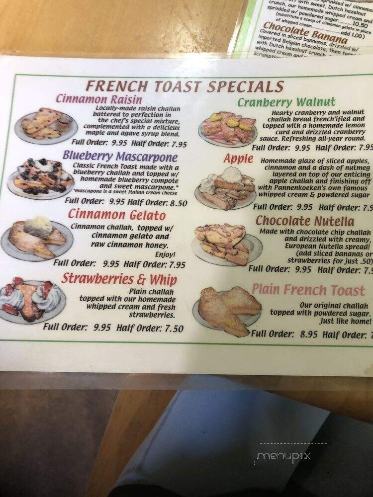 Famous Dutch Pancake Huis - Chicago, IL menu_pic