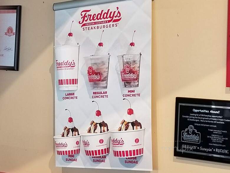 Freddy's Frozen Custard & Steakburgers - Springfield, IL menu_pic