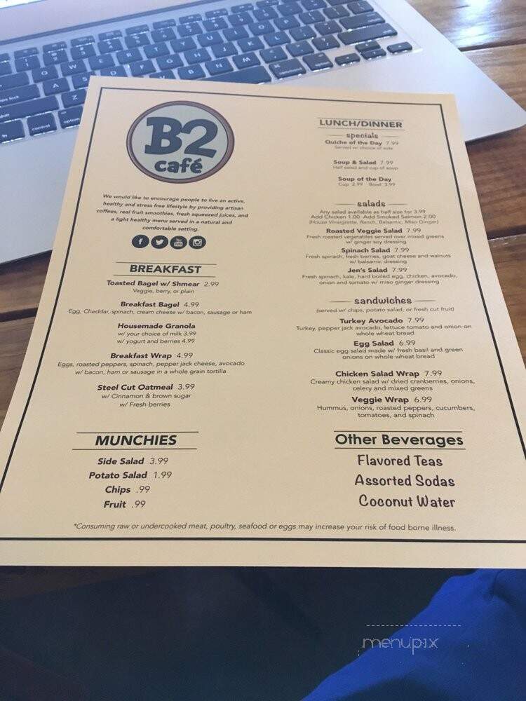 B2 Cafe - Springfield, MO menu_pic
