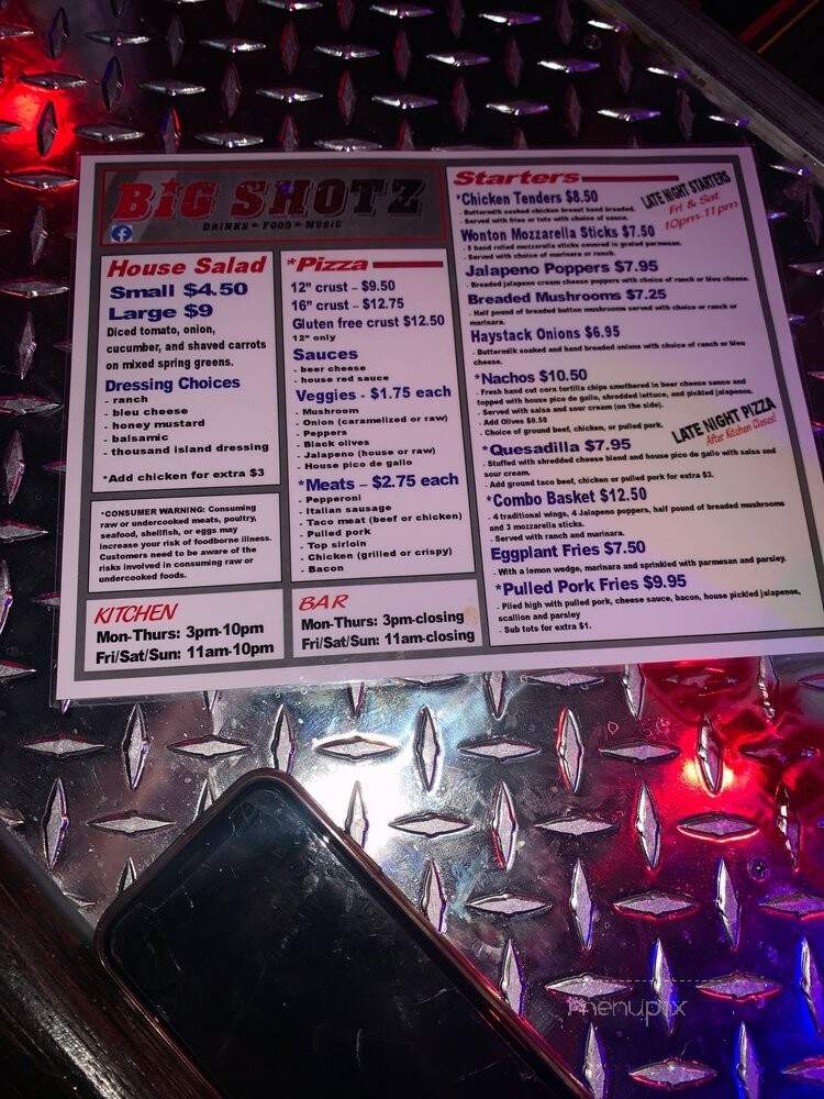Scott E's Pub - Greenfield, WI menu_pic
