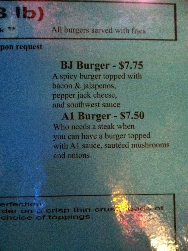 McCarty Park Sports Pub & Grill - Milwaukee, WI menu_pic