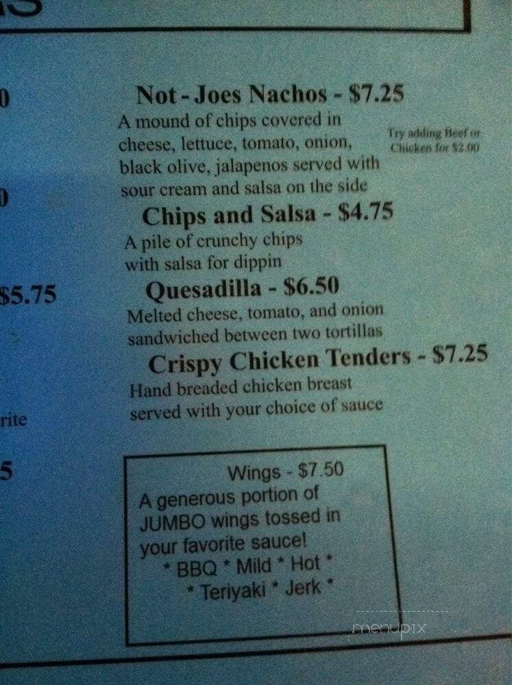 McCarty Park Sports Pub & Grill - Milwaukee, WI menu_pic