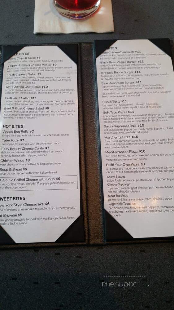 WXYZ Bar - Minneapolis, MN menu_pic