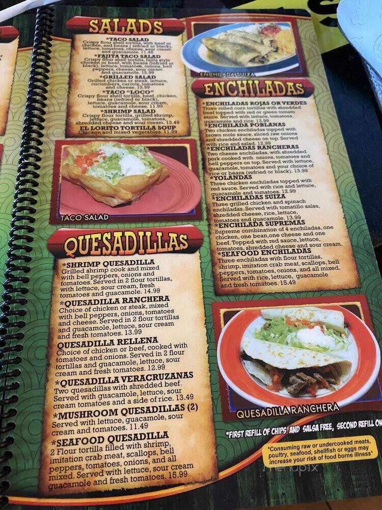 El Loro Mexican Restaurant - Bloomington, MN menu_pic