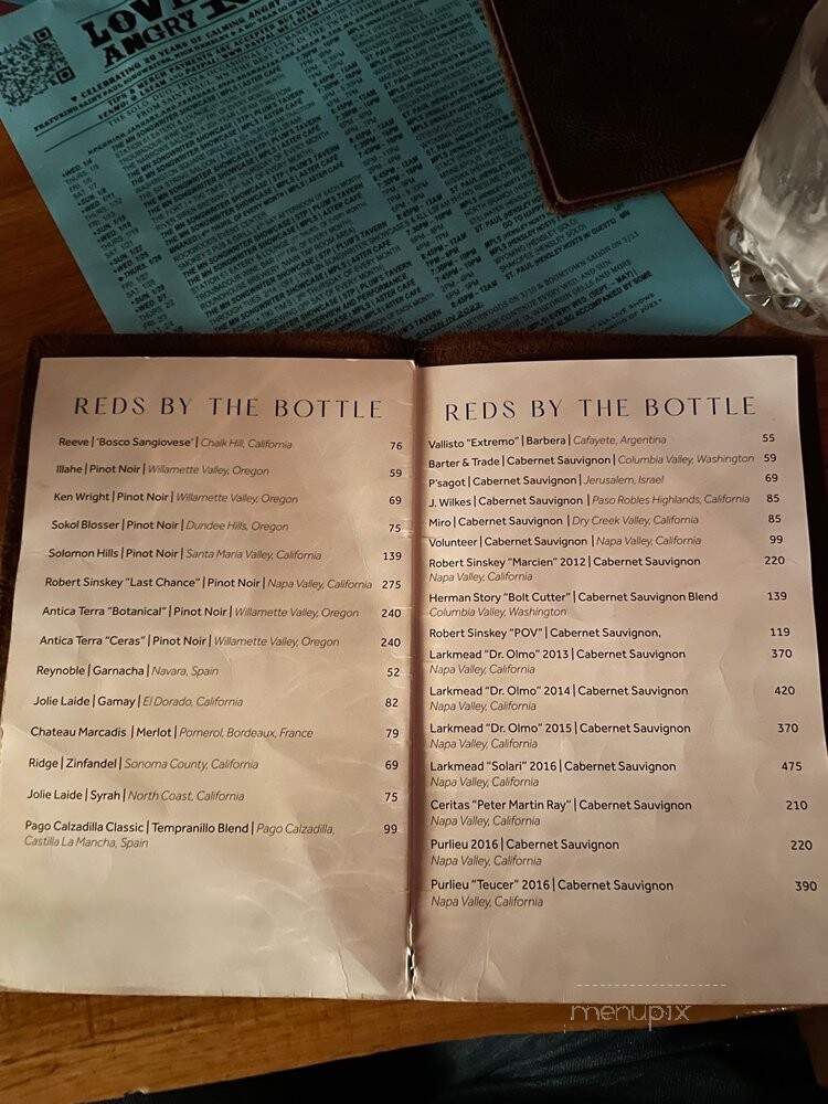 Troubadour Wine Bar - Minneapolis, MN menu_pic