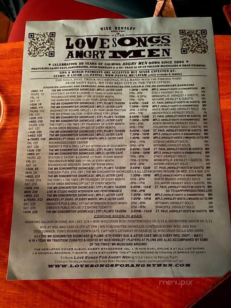 Troubadour Wine Bar - Minneapolis, MN menu_pic
