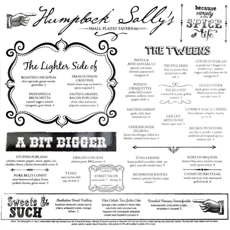 Humpback Sally's - Bismarck, ND