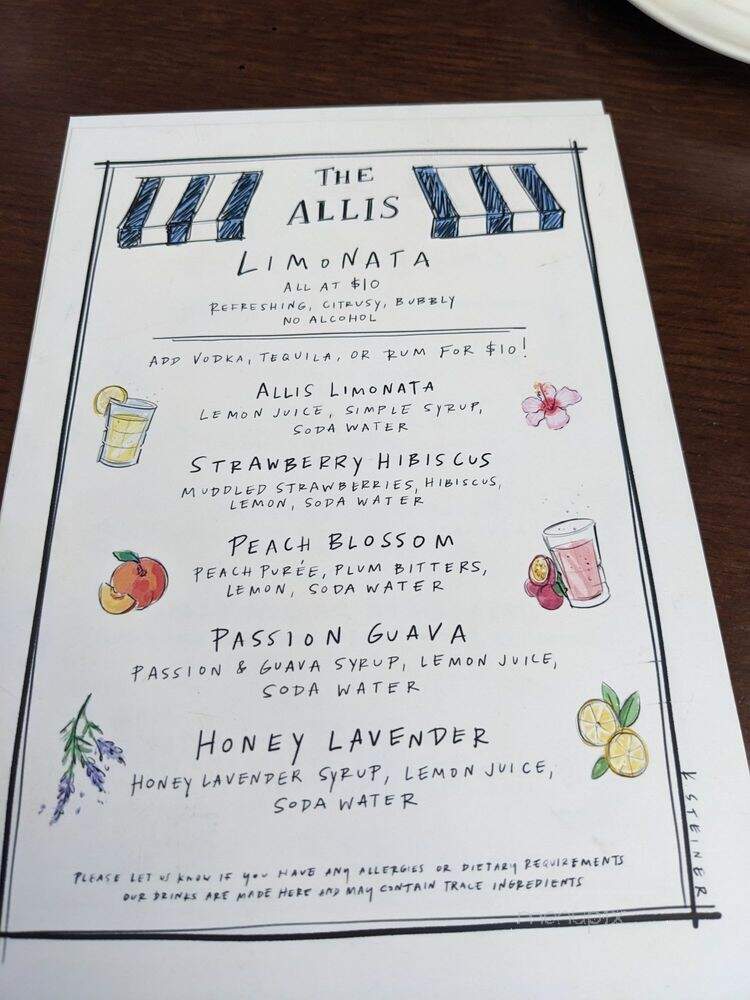 The Allis - Chicago, IL menu_pic
