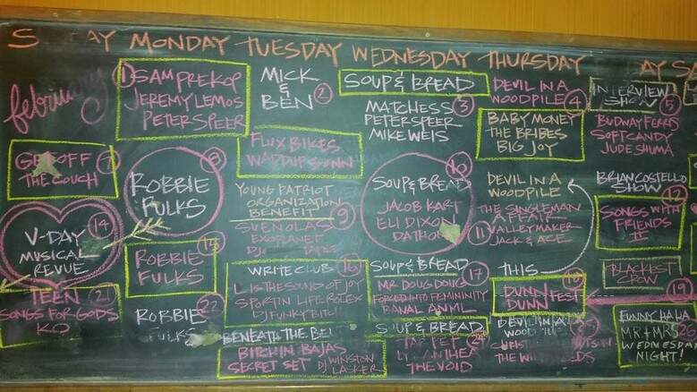 The Hideout - Chicago, IL menu_pic