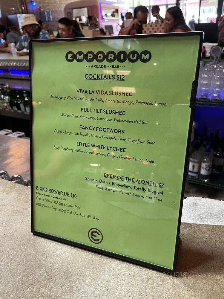 Emporium - Chicago, IL menu_pic