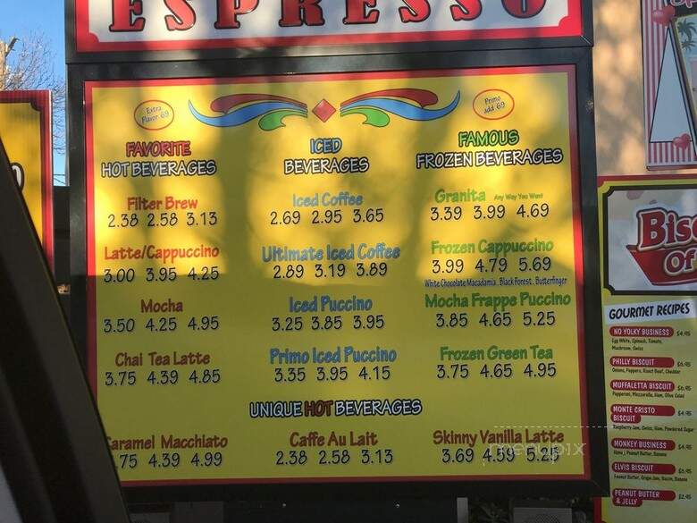Puccino's Coffee - Metairie, LA menu_pic
