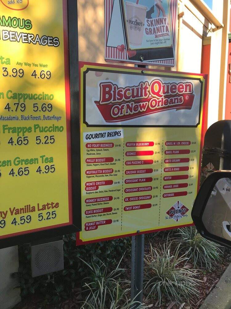 Puccino's Coffee - Metairie, LA menu_pic