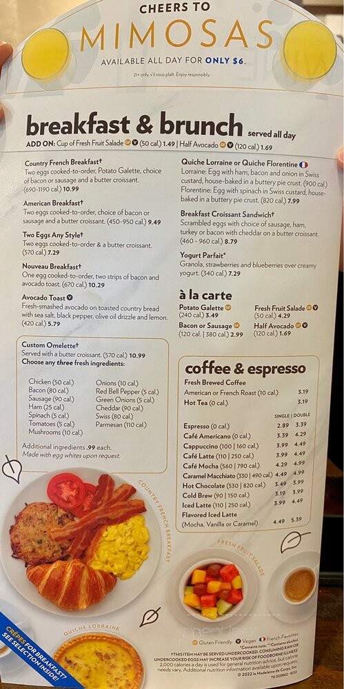 La Madeline - Flower Mound, TX menu_pic