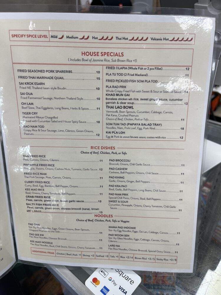 Asia Market Thai Lao Food - Houston, TX menu_pic