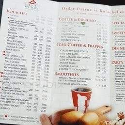 Kolache Factory - Houston, TX menu_pic
