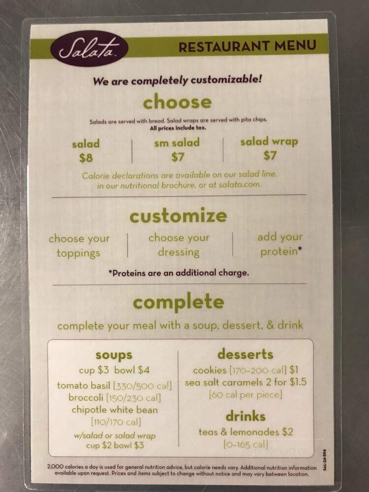 Salata - Cypress, TX menu_pic