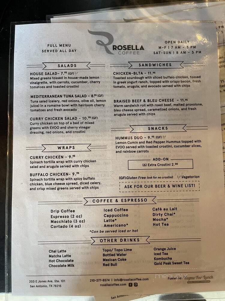 Rosella Coffee - San Antonio, TX
