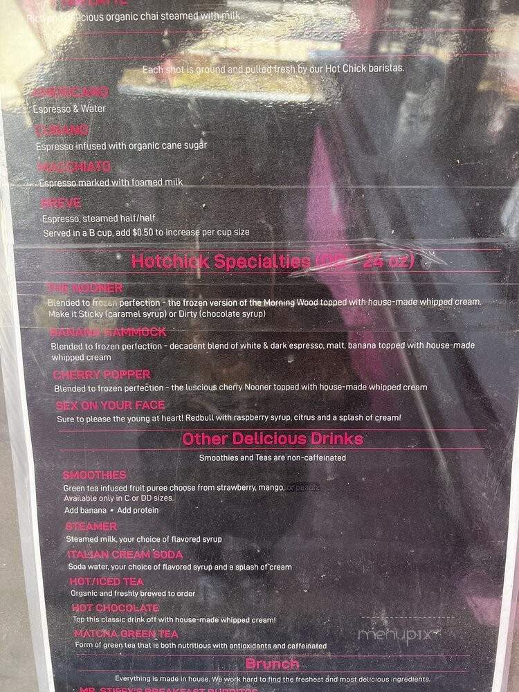 Hot Chick A Latte - Denver, CO menu_pic